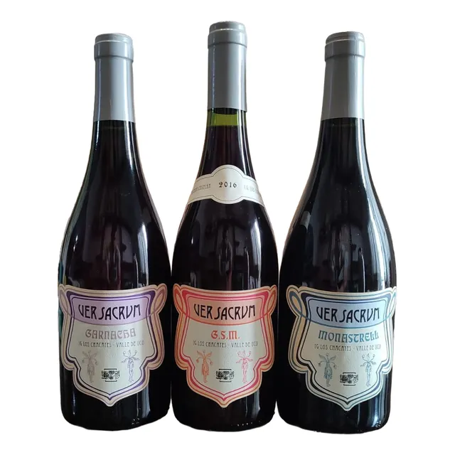 Vino Ver Sacrum Combo X3 - Gsm 2016 - Garnacha - Monastrell