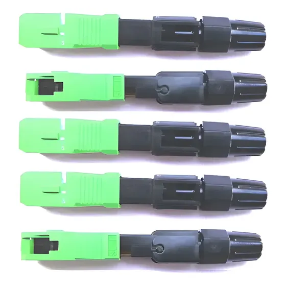 10 Conectores Rapidos Fibra Optica Sc/apc Ftth