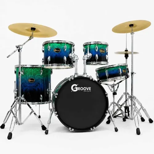 Bateria Acústica Zowag Z4 Shell Pack 5 Birch Wood Cor Brown Black