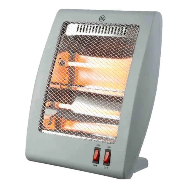 Calefactor De Cuarzo 2 Niveles 400 - 800 Watts Vianti Color Gris oscuro