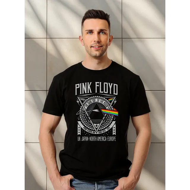 Poleras Pink Floyd Dark Side Tour Rock Clásico Abominatron
