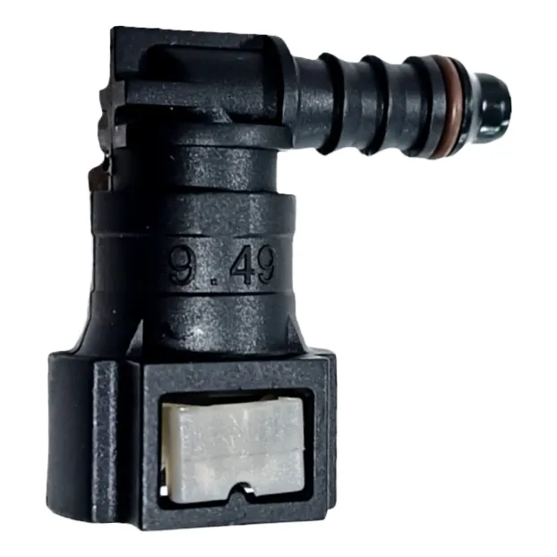 Conector Clip Curvo Recto Filtro Gasolina Grueso Automotriz 