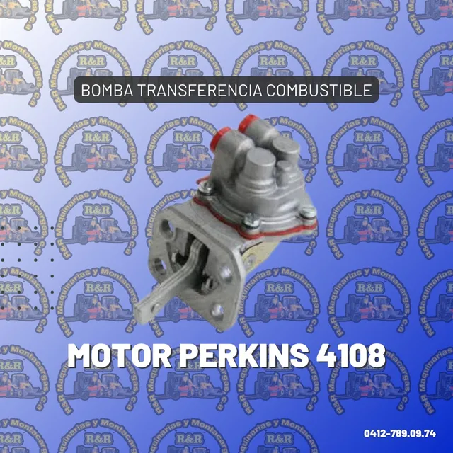 Bomba Transferencia Combustible Motor Perkins 4108