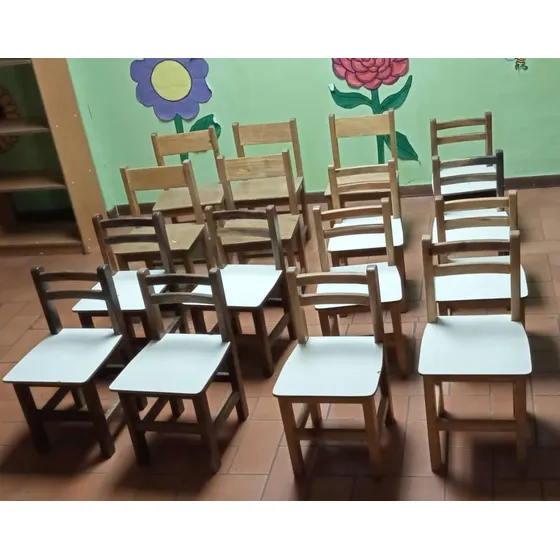 Sillas  De Madera Para Niños