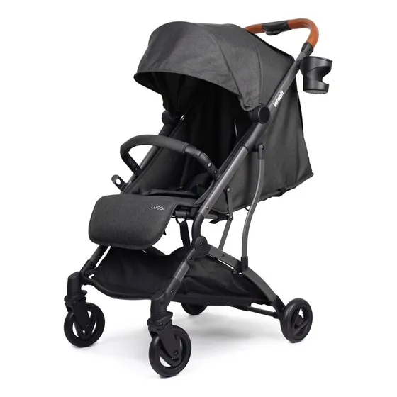 Carrinho De Bebê Lucca Cor Preto Infanti