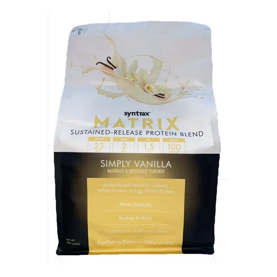 Suplemento en polvo Syntrax 2.0 Proteínas sabor simplemente vainilla x 2.27kg