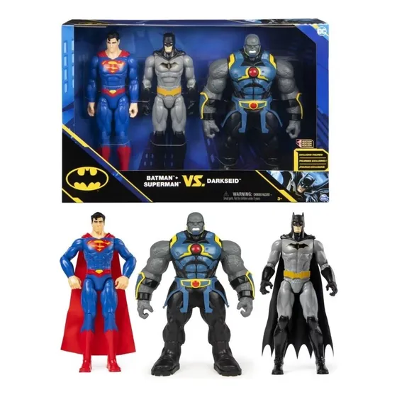 Figuras Batman Superman Vs Darkseid Batalla Multiverso