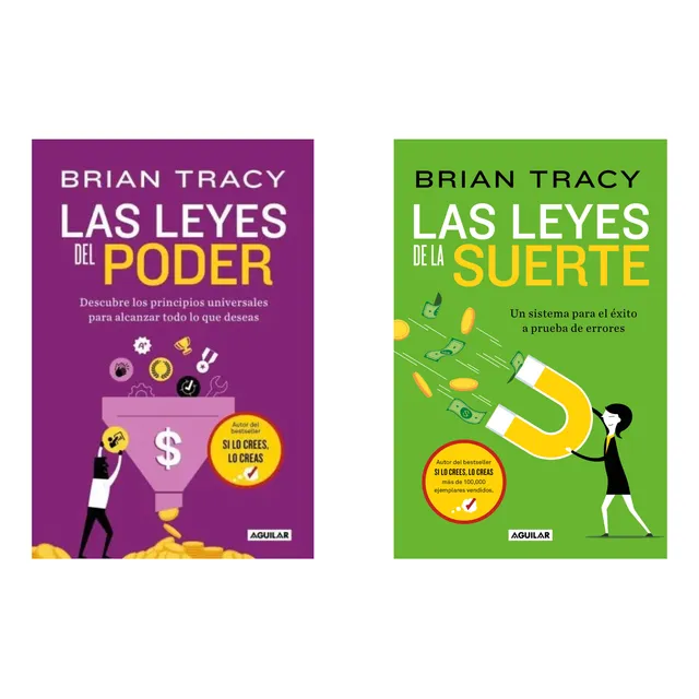 Las Leyes Del Poder + Leyes De La Suerte - Tracy - 2 Libros
