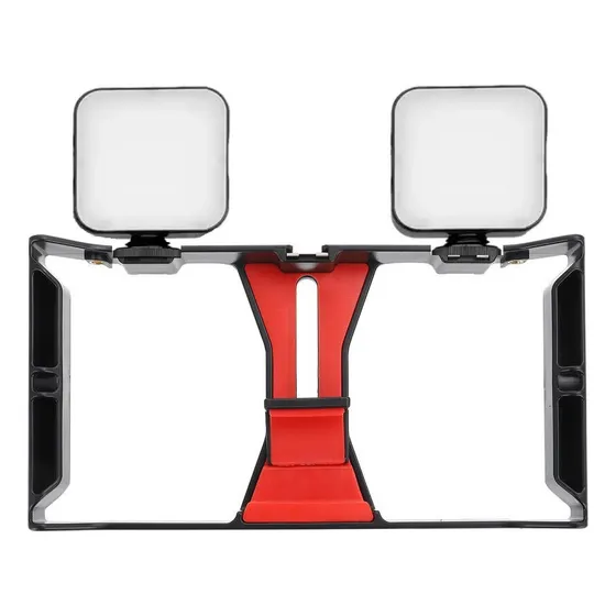 Video Rig Estabilizador Panel Led Celular Bracket Vlog