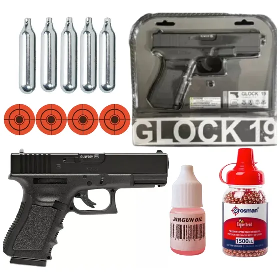 Glock 19 Umarex Gen 3 4.5mm Co2 1500 Bbs Xtr C