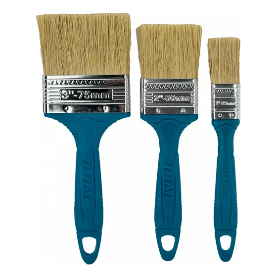Total Set De Brochas 3-piezas 1-2-3-pulgadas Mango Plastico 