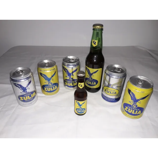 Botellas Y Latas Cerveza Zulia Colección Liquidación