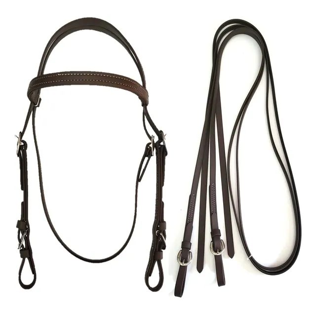 Silline Este Tipo Color Marron Biothane Hebilla Browband 8'