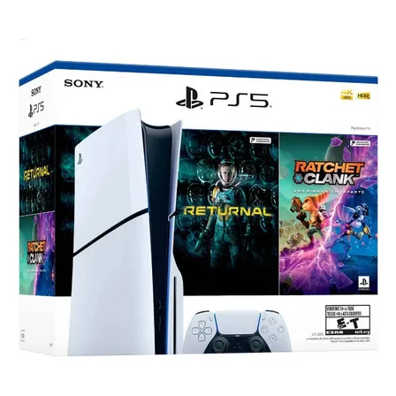 Playstation 5 Slim Ratchet Y Clank Y Returnal Color Blanco Playstation 5 Slim Ratchet Y Clank Y Returnal Color Blanco