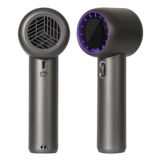 Ventilador De Mano Con Pantalla Digital 200 Velocidades