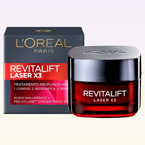 Revitalift Hialurônico Laser X3 Antirrugas - 50ml - Loréal