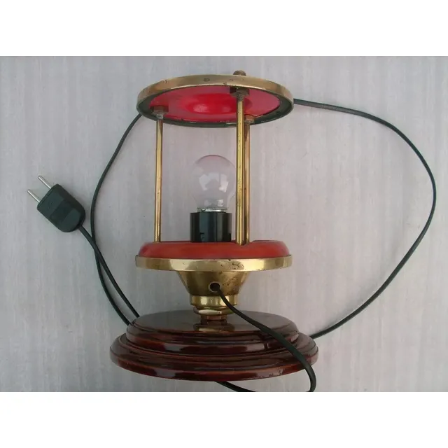 Farol De Barco De Bronce Antiguo Lámpara, Náutico