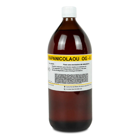 Papanicolaou Og-6 Colorante Para Tinción 1 L Golden Bell Marrón Papanicolaou Og-6 Colorante Para Tinción 1 L Golden Bell Marrón