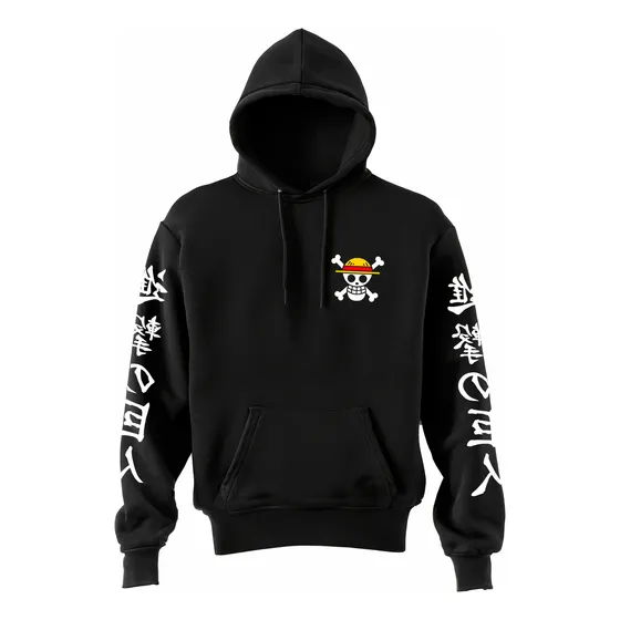 Buzo Anime One Piece Hoddie Wanted Monkey D'luffy 
