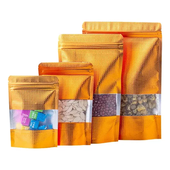 50 Bolsas Doy Pack Zipper Metalizada 50 G (10x15cm)