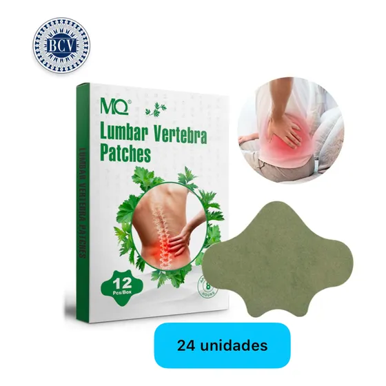 Parche Caliente Para Dolor Lumbar Cadera Espalda (2 Pack)