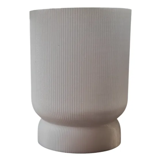 Maceta Auto Riego Plástico Reforzado Nordica Blanco Sophia