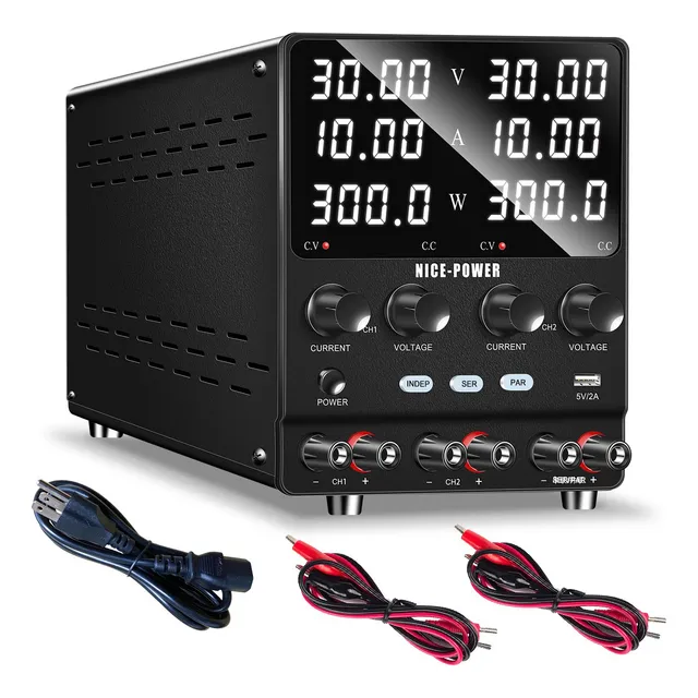 30v 10a 300w Fuente De Alimentación Regulable Laboratorio 4 En 1 Conexión en serie de un solo toque conexión en paralelo Nice-Power SPS3010-2KD