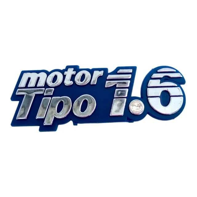 Insginia Emblema Fiat Motor Tipo 1.6 Azul D/92 Trasera