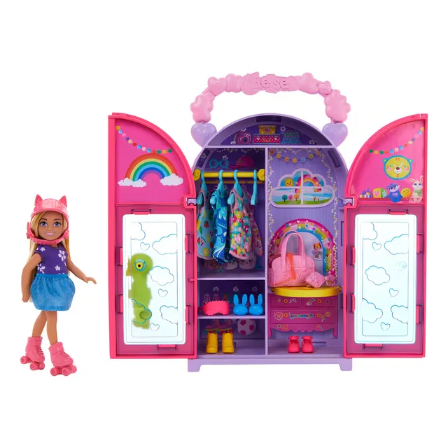 Barbie Set De Juego Clóset De Chelsea Para Niñas Color Multicolor