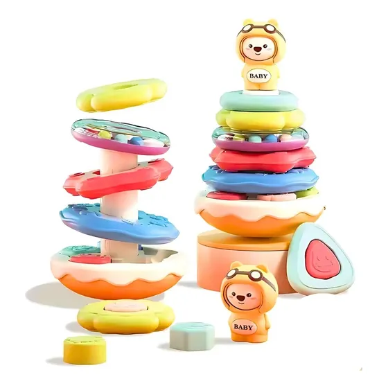 Torre Apilable De Aprendizaje 24pcs Juguete Montessori