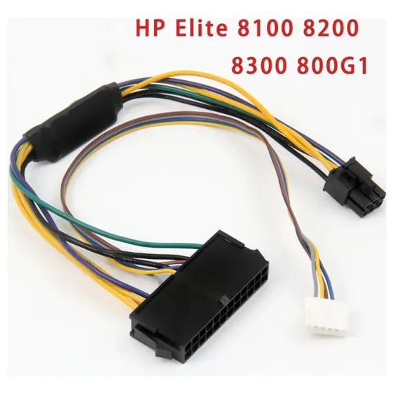 Cable Adaptador De Fuente De Poder Hp 24 Pin A 6 Pines