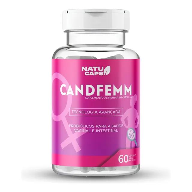 1 Und Candfemm  - 60 Cápsulas  - Diga Adeus A Candidíase