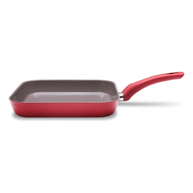 Grill Com Fundo De Indução Optima 2,4l Vermelho Brinox Grill Com Fundo De Indução Optima 2,4l Vermelho Brinox