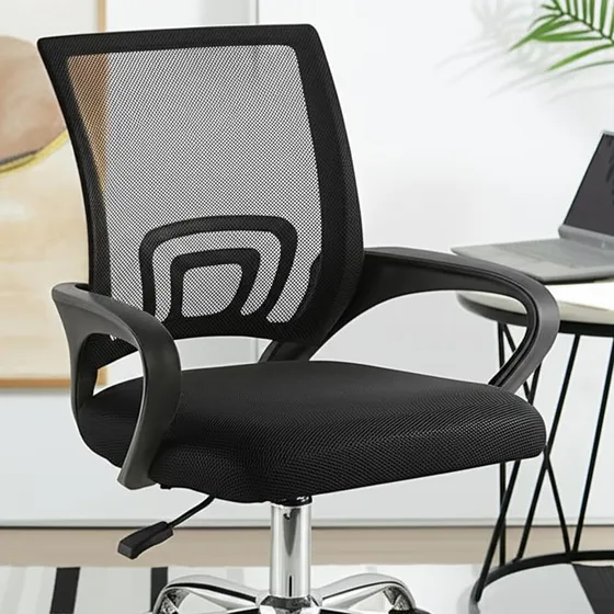 Silla De Oficina Pc Escritorio Mesh Nay Color Negro