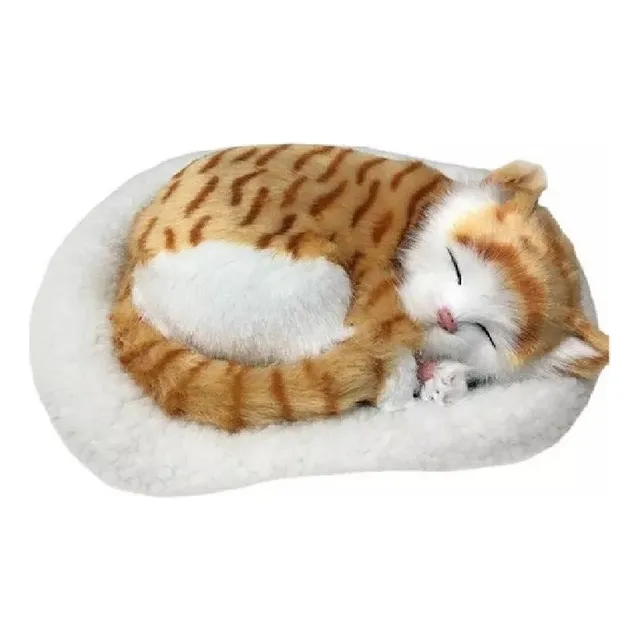 Aa Juguete De Peluche Realista Que Respira, P/perros Y Gatos