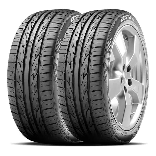 Kit 2 Pneu Aro 17 215/50r17 Kumho 95w Tl Ecsta Ps31