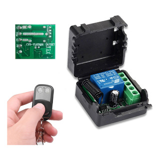 Receptor 433 Mhz Relevador A Control Remoto 12v Programable Receptor 433 Mhz Relevador A Control Remoto 12v Programable
