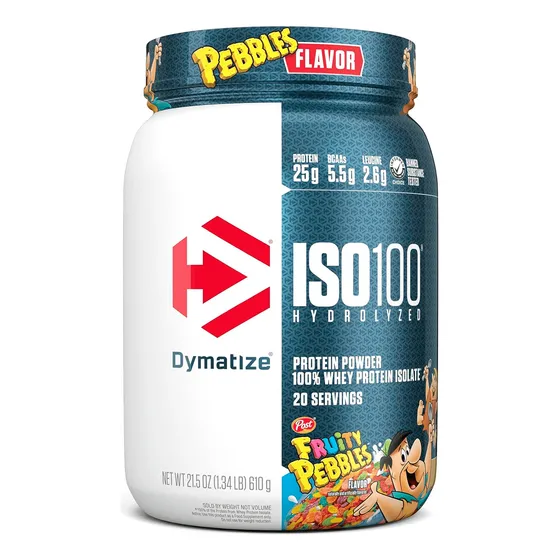 Proteína Hidrolizado Iso 100 Dymatize 20 Servicios