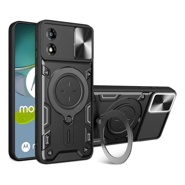 Capa Capinha Anti Impacto Ring Suporte Para Motorola Moto