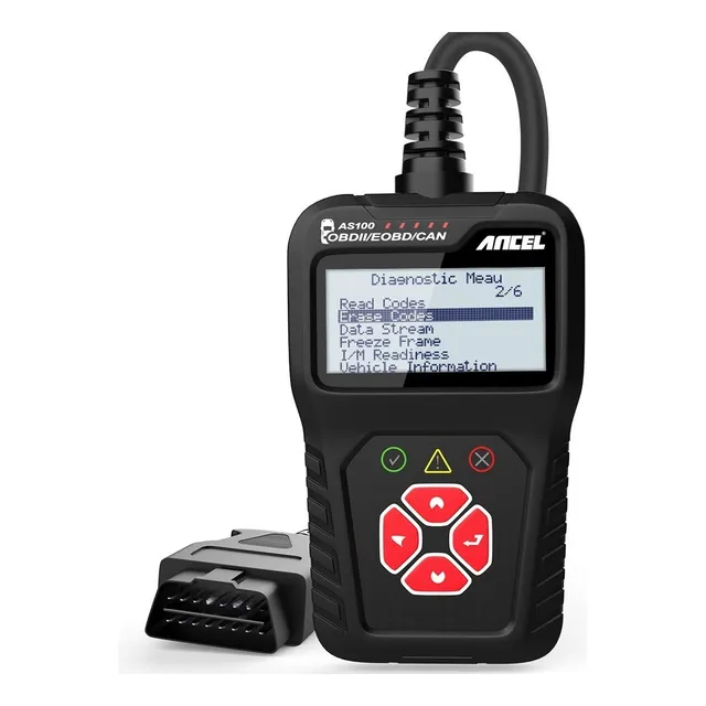* Ancel As100 Obdii Escáner Automático Check Engine Di Tool