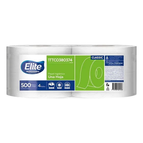 Papel Higienico Hoja Sencilla 4x500m Elite 361571 I. Xavi