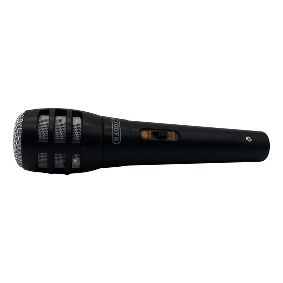 Microfono Alambrico Con 3 Metros De Cable Radox 490-225