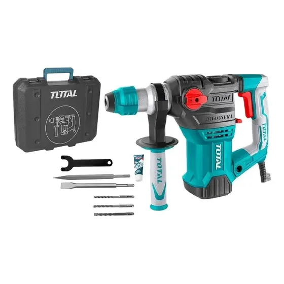 Rotomartillo 1500w Sdsplus + 6pzas Total Tools Th1153216 Turquesa 1500w | Cuotas sin interés