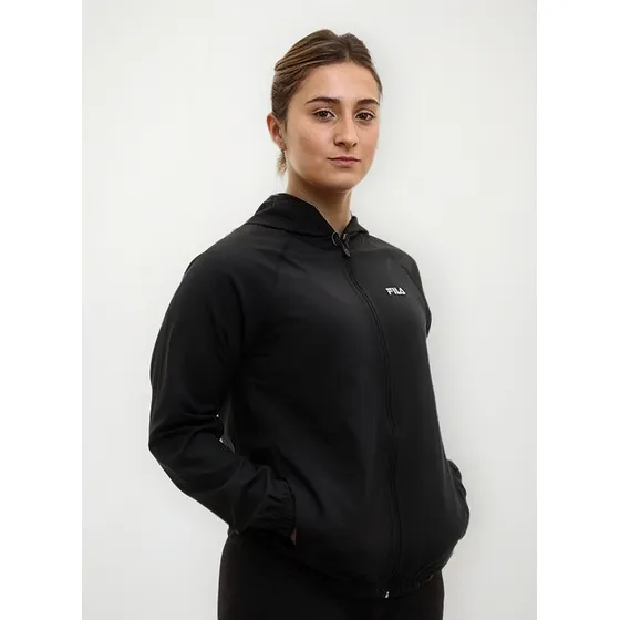 Campera Fila Rompeviento Con Capucha Mujer Basic Deportivo