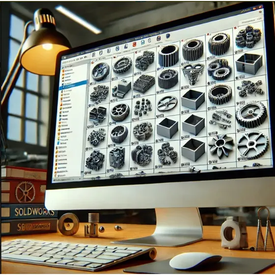 Biblioteca De Arquivos 3d De Solidworks 2022