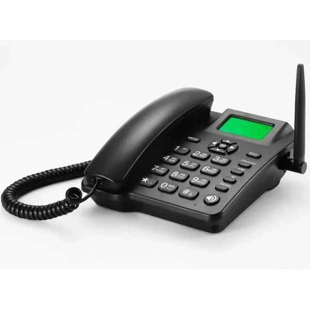 Telefono Rural 3g Para Casa + Antena Aerea + Chip Telcel