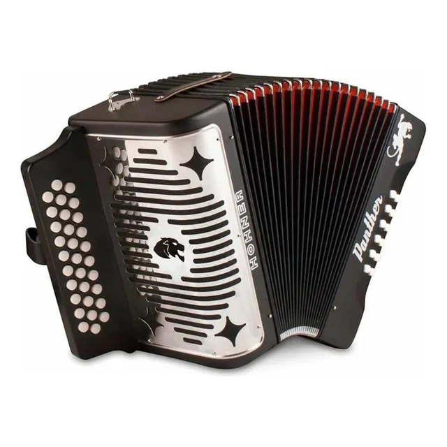 Acordeon A Botones Hohner A4800s Panther 2 Gcf 12 Bajos Pr