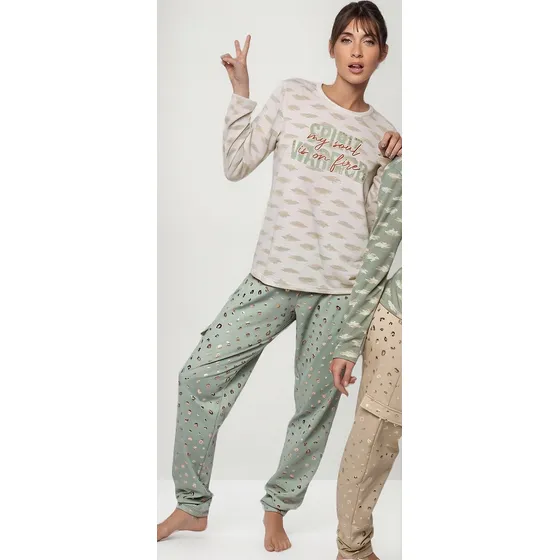 Pijama De Invierno Algodón So Cuddles So Pink 11740