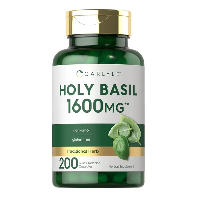 Holy Basil 200 Caps 1600 Mg Libera Tu Estres Salud Mental