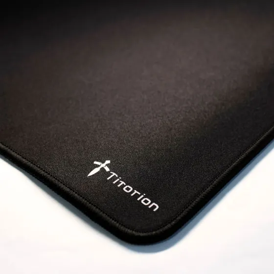 Mouse Pad Gamer Control Profissional 45x40 Alta Qualidade Preto Marca Tirotion